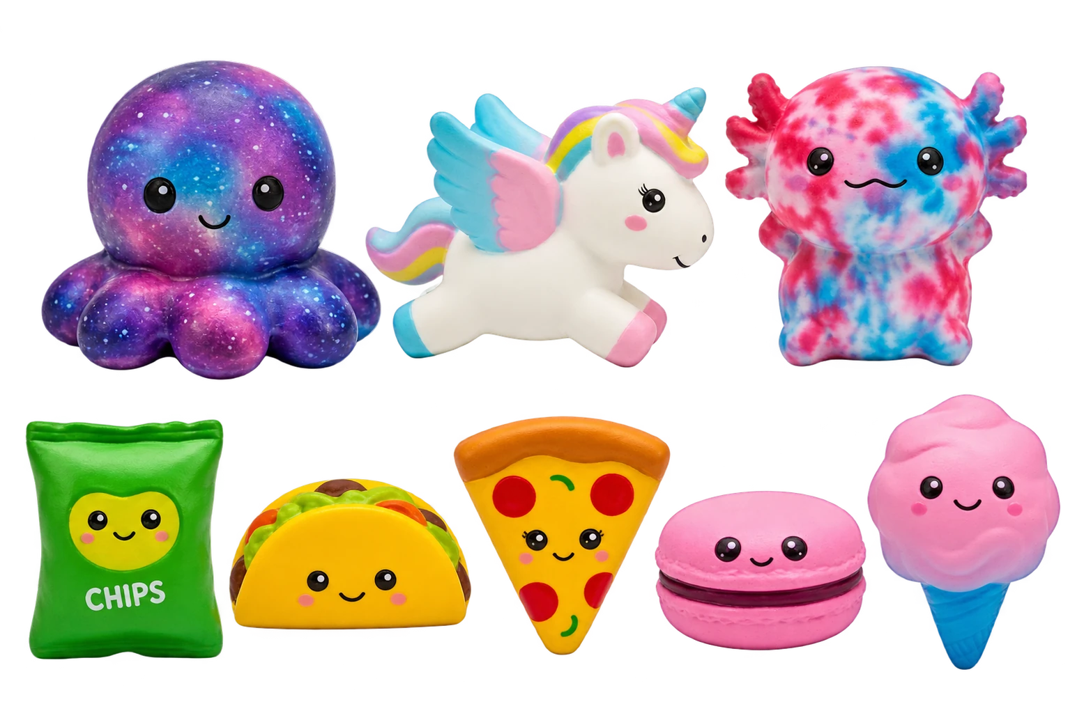 Mini Collectors Squishy Set — Complete product view